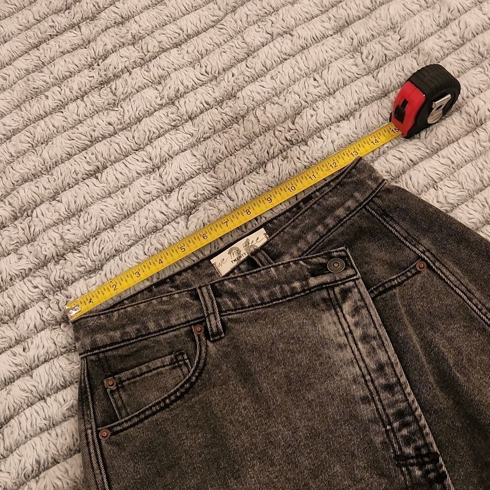 Free People Parker Wrap Skirt in Sulphur Black size 26 - Picture 11 of 13